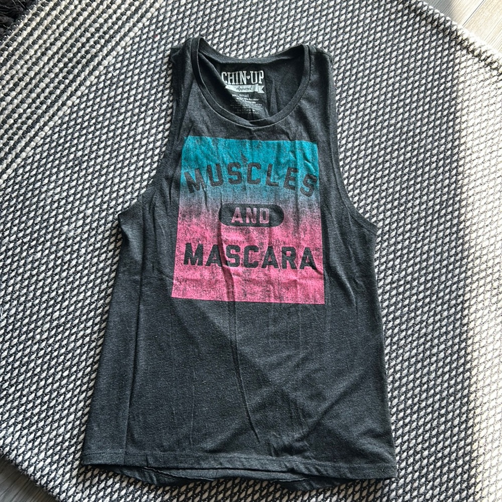 Muscles and Mascara muscle tank